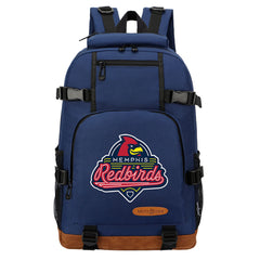 Memphis Redbirds Waterproof Backpack School Notebook Travel Bag
