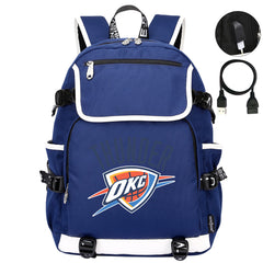 Oklahoma City Thunder Backpack School Notebook Travel Bags