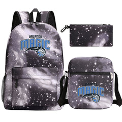 Orlando Magic Basketball School Backpack Shoulder Bag Pencil Bags 3pcs Set