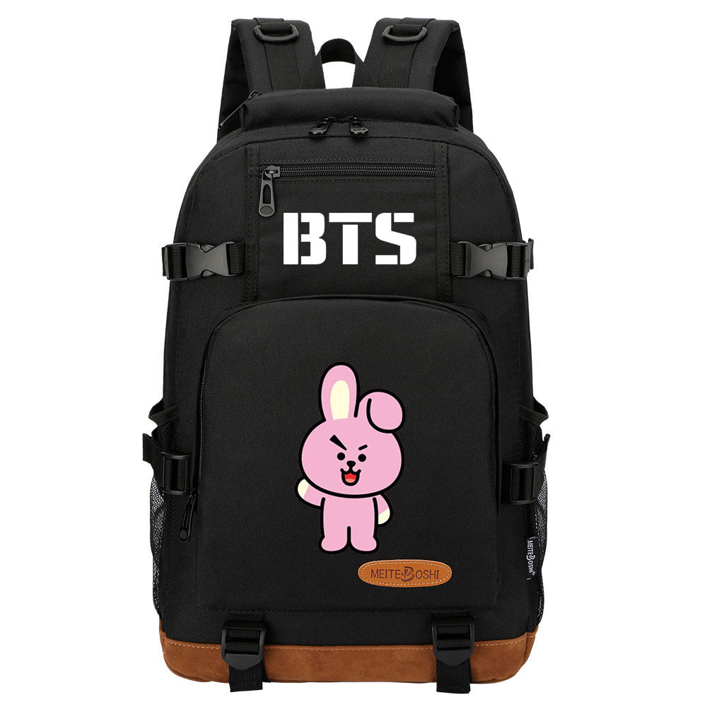 Kpop BTS Cooky JK Waterproof Backpack School Notebook Travel Bag