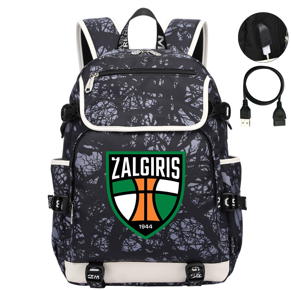 Zalgiris Backpack School Notebook Travel Bags