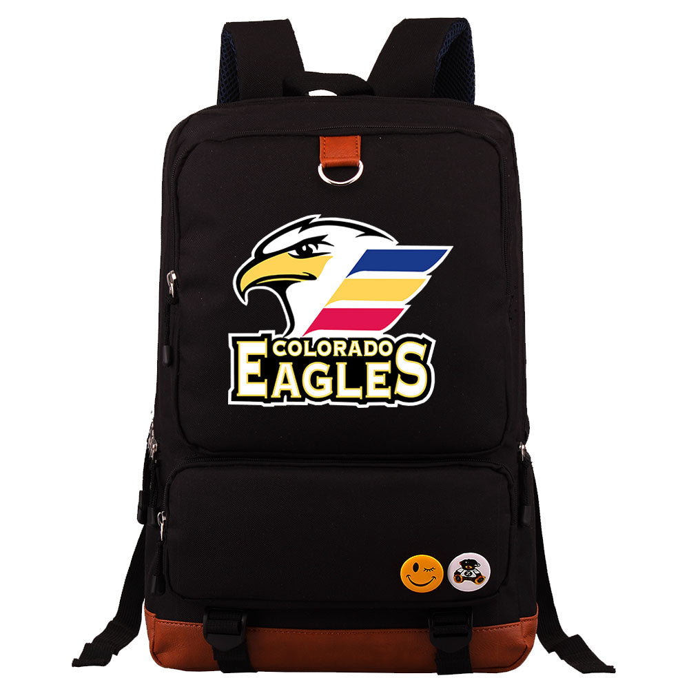 Colorado Eagles Hockey Team Proof Backpack NoteBook Laptop School Bag