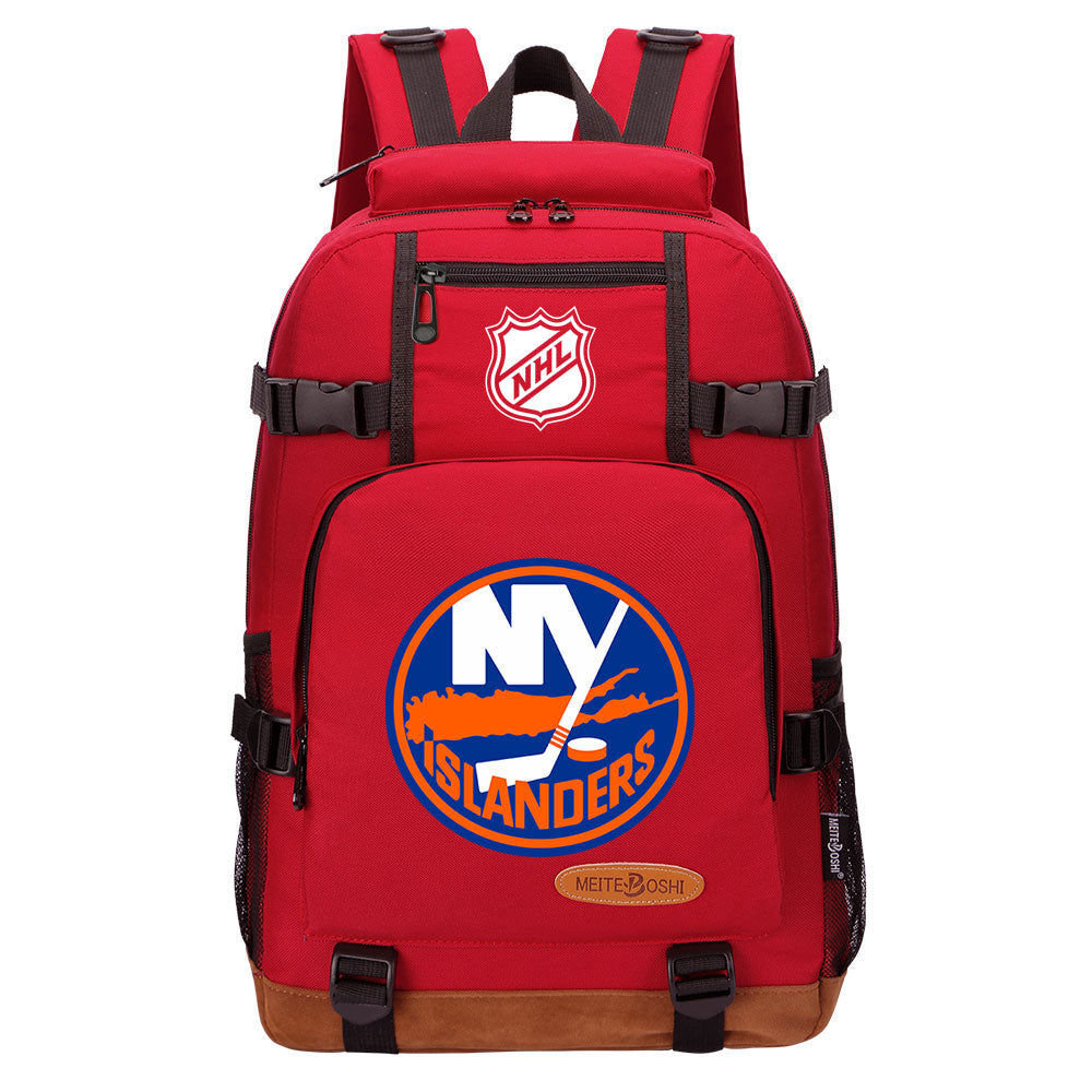 New York Islanders Hockey League  Waterproof Backpack School Notebook Travel Bag