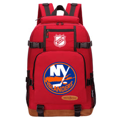 New York Islanders Hockey League  Waterproof Backpack School Notebook Travel Bag