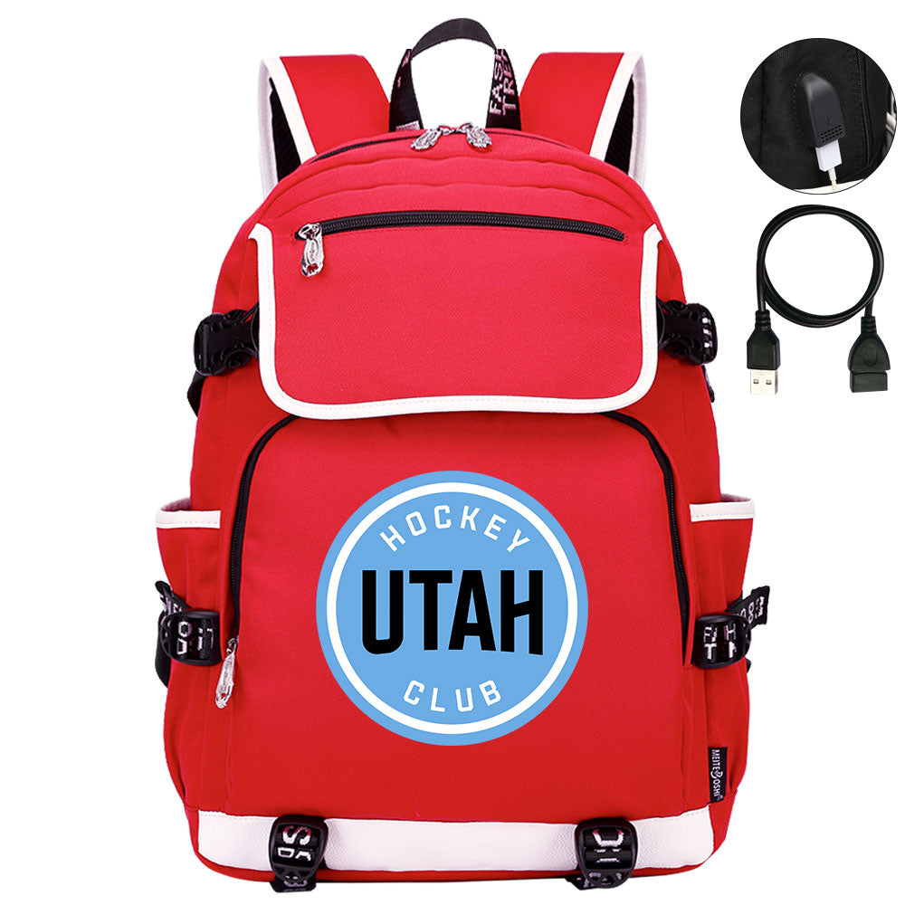 Utah Hockey Club Backpack School Notebook Travel Bag