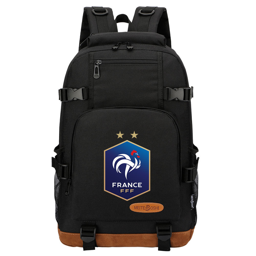 France National Football Team Waterproof Backpack School Notebook Travel Bag
