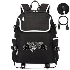 San Antonio Spurs Backpack School Notebook Travel Bags