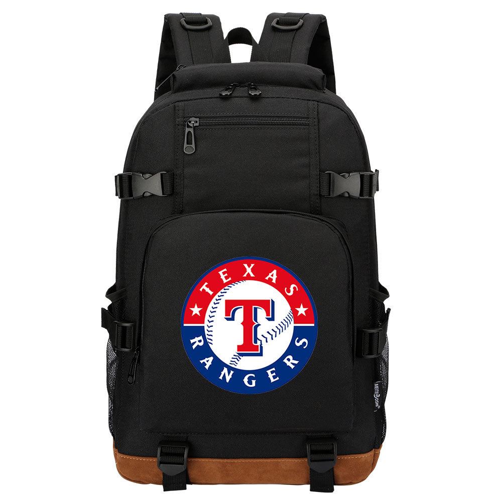 Texas Rangers Waterproof Backpack School Notebook Travel Bag