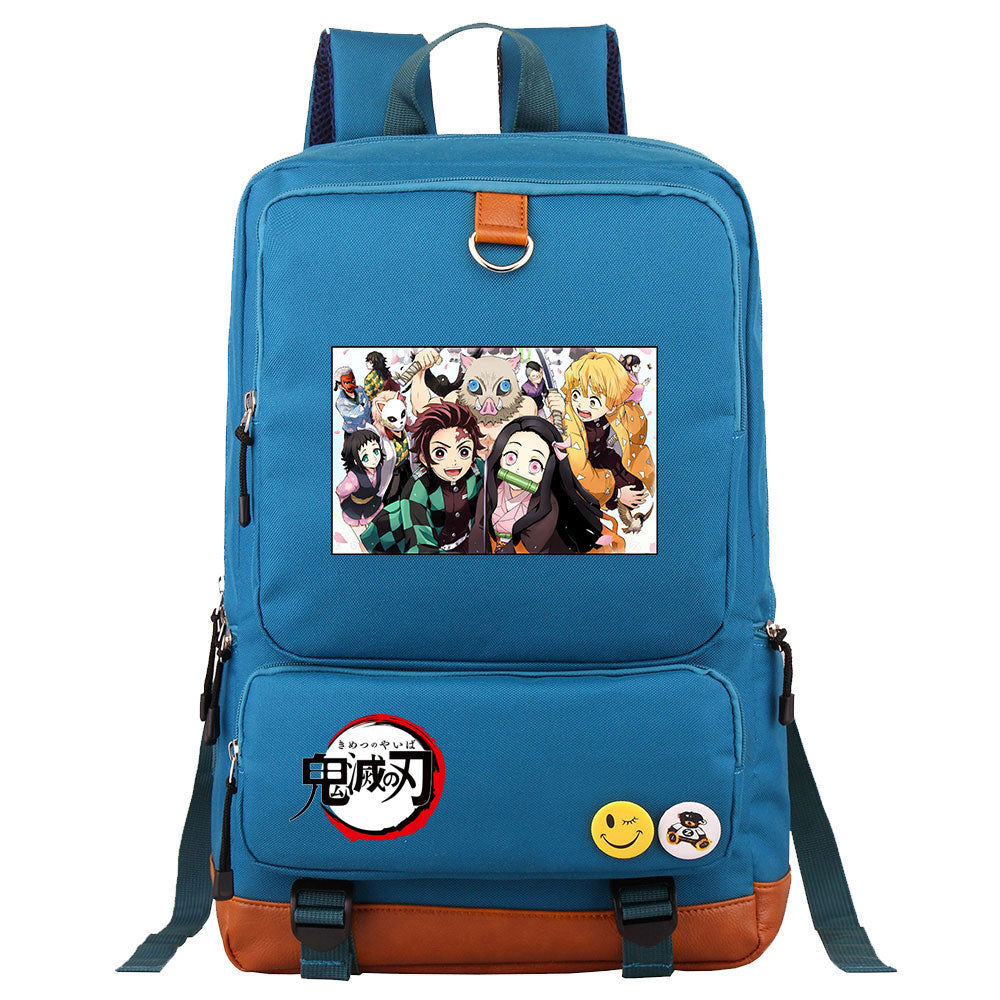 Demon Slayer Kimetsu No Yaiba Proof Backpack NoteBook Laptop School Bag