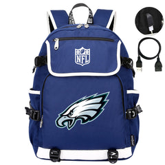 Philadelphia Eagles Football Rugby Backpack School Notebook Travel Bags