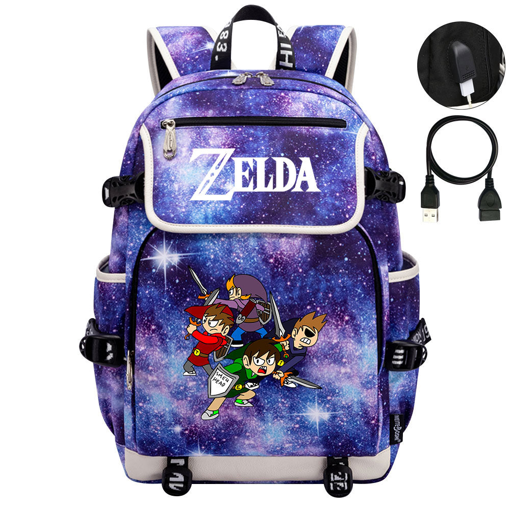 Zelda Backpack School Notebook Travel Bags