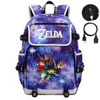 Zelda Backpack School Notebook Travel Bags