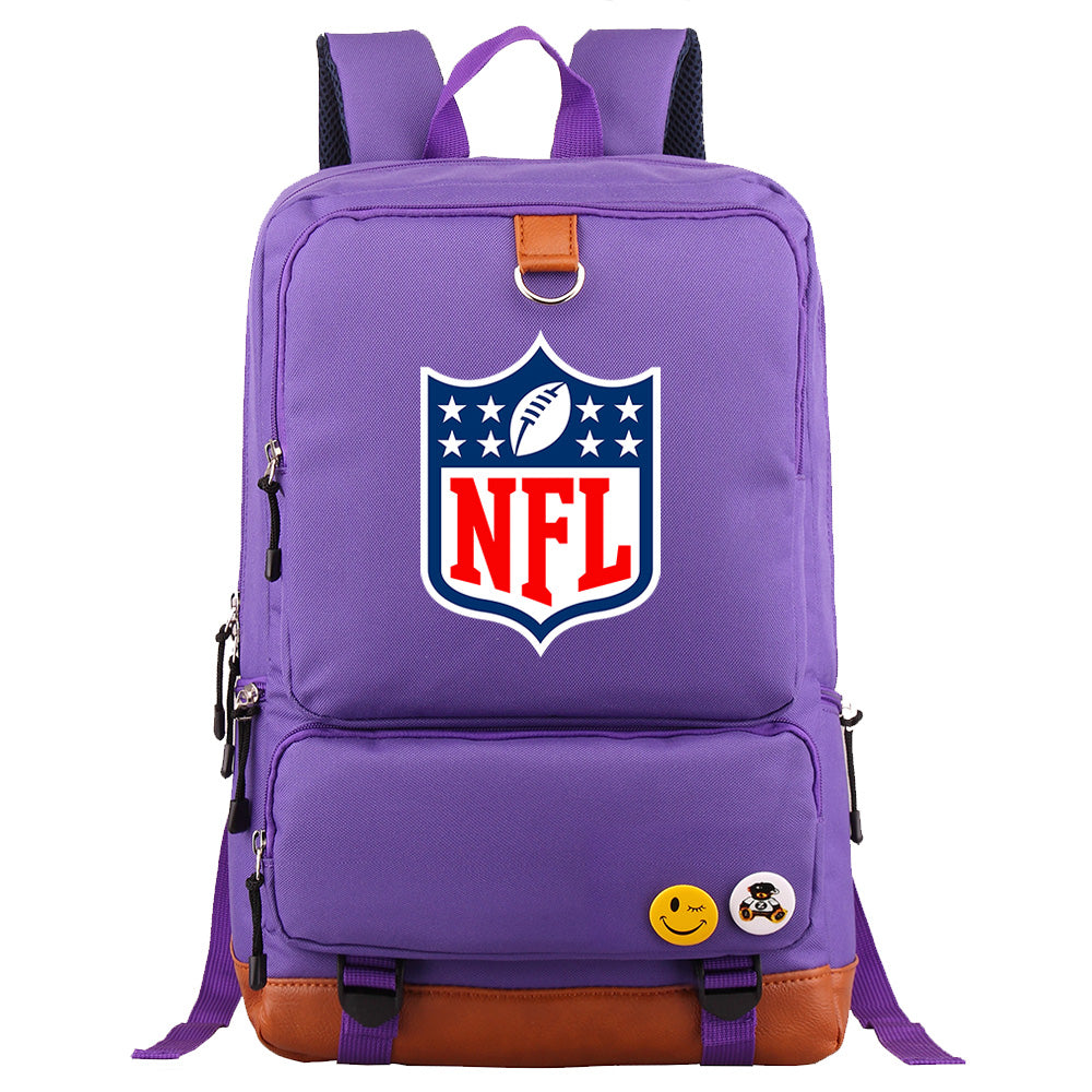 Football Team Rugby Proof Backpack NoteBook Laptop School Bag