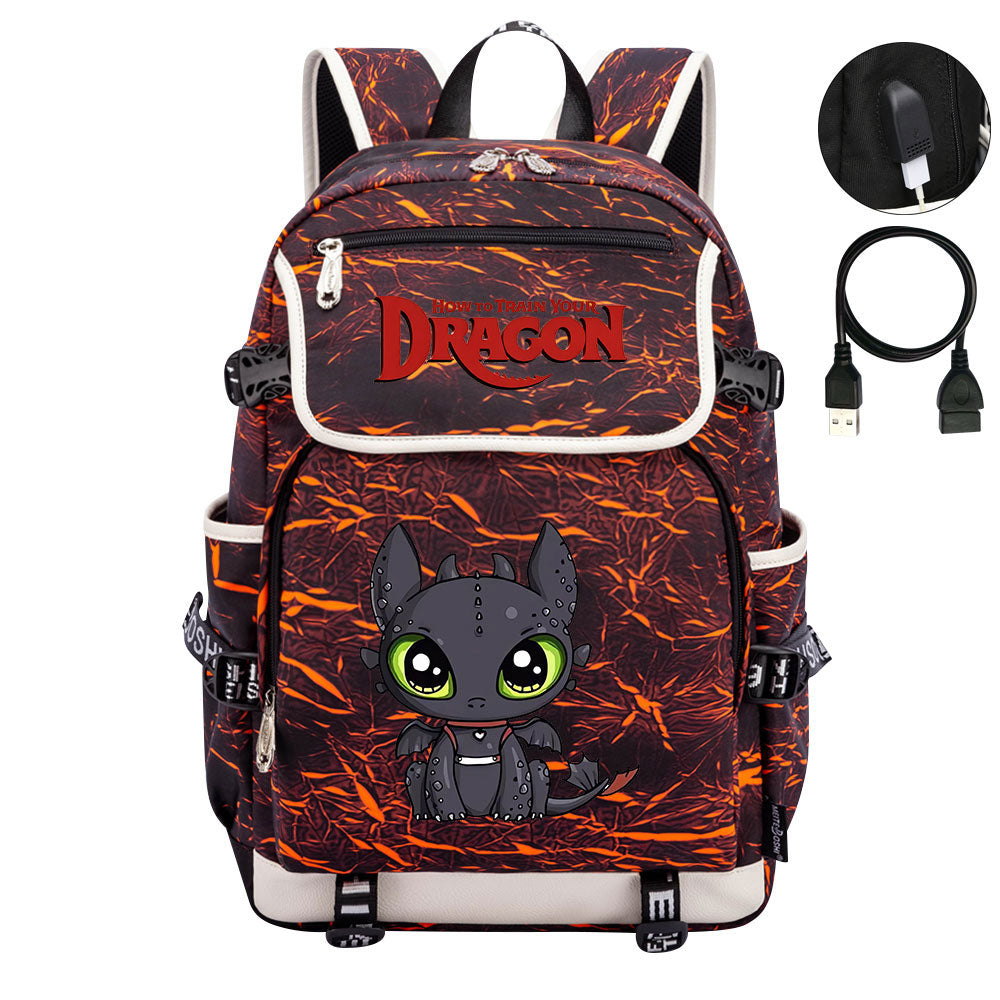 How to Train Your Dragon Backpack School Notebook Travel Bags