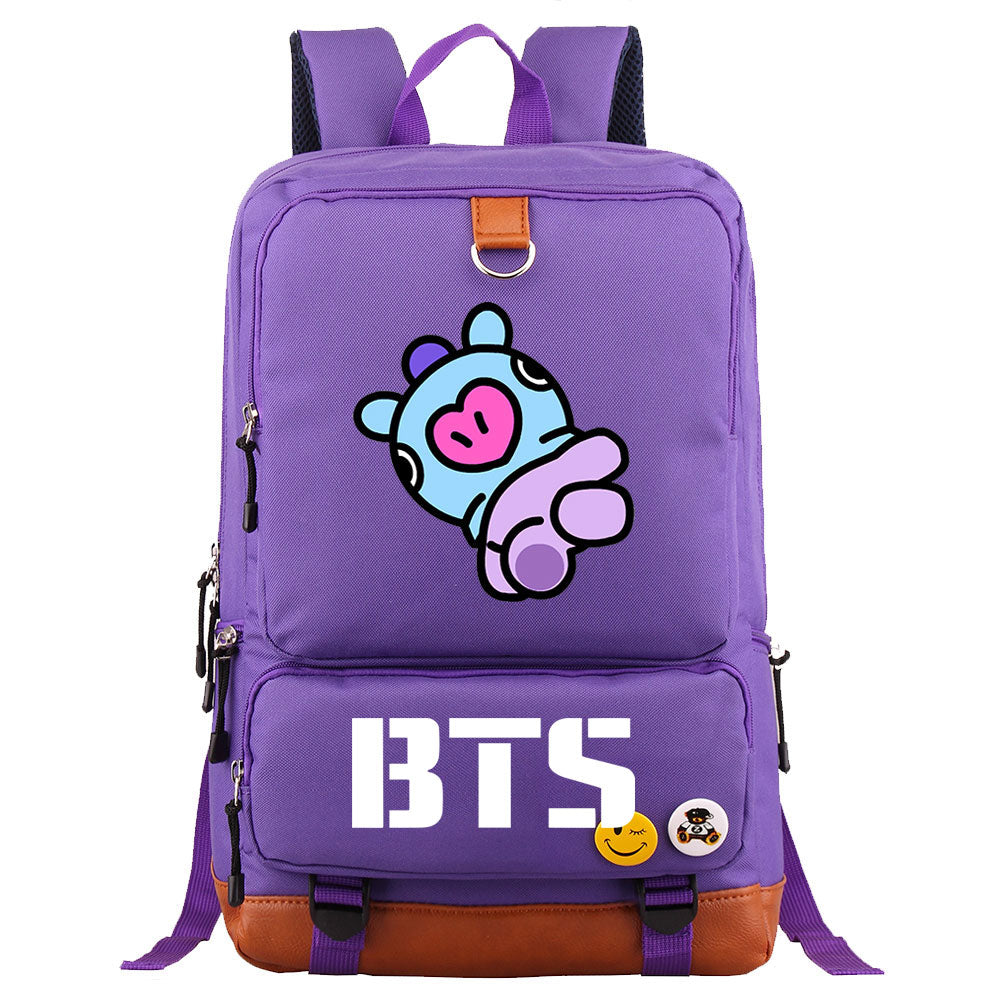 BTS Mang Proof Backpack NoteBook Laptop School Bag
