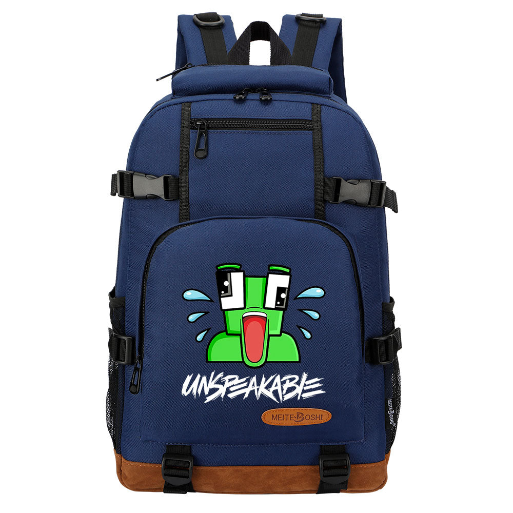Game Unspeakable Frog Waterproof Backpack School Notebook Travel Bag