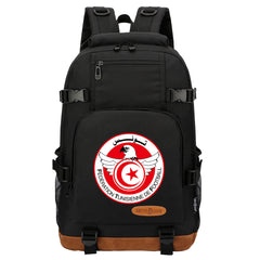 Tunisian National Football Team Waterproof Backpack School Notebook Travel Bag