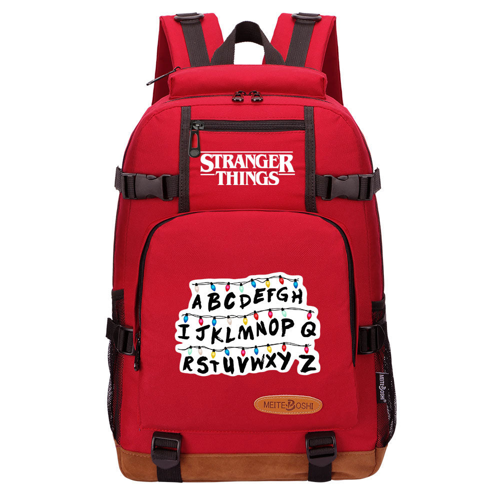 Strangers Things Waterproof Backpack School Notebook Travel Bag