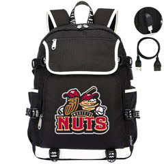 Modesto Nuts Backpack School Notebook Travel Bags
