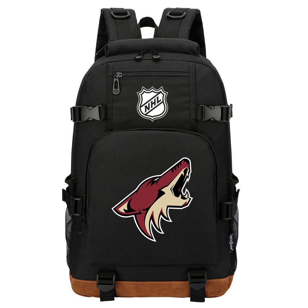 Arizona Coyotes Hockey League Waterproof Backpack School Notebook Travel Bag