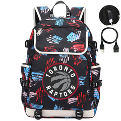 Toronto Raptors Backpack School Notebook Travel Bags
