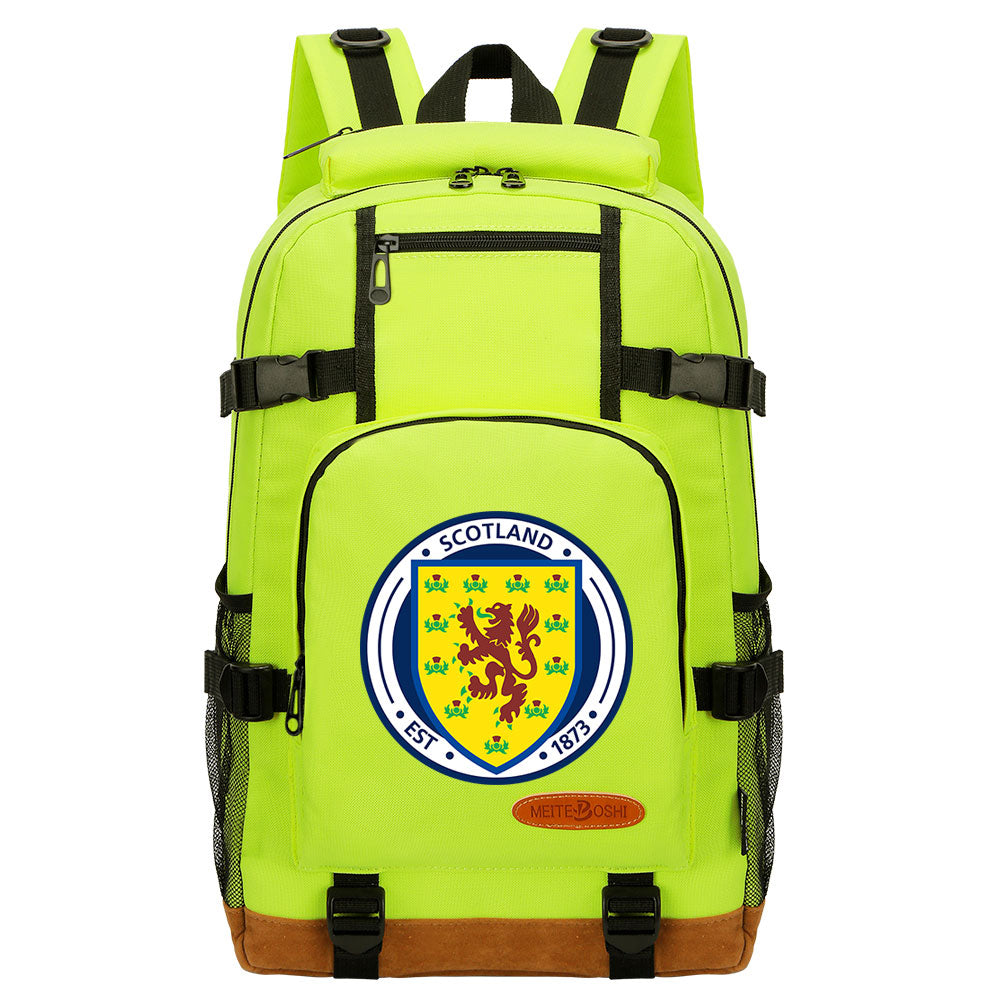 Scotland National Football team Waterproof Backpack School Notebook Travel Bag