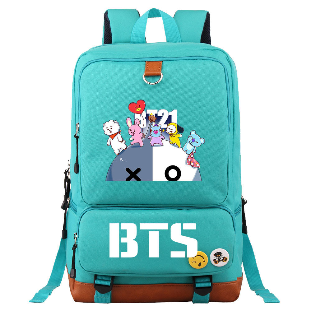 BTS VAN Proof Backpack NoteBook Laptop School Bag