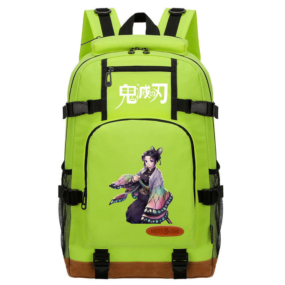 Demon Slayer Kimetsu No Yaiba Waterproof Backpack School Notebook Travel Bag