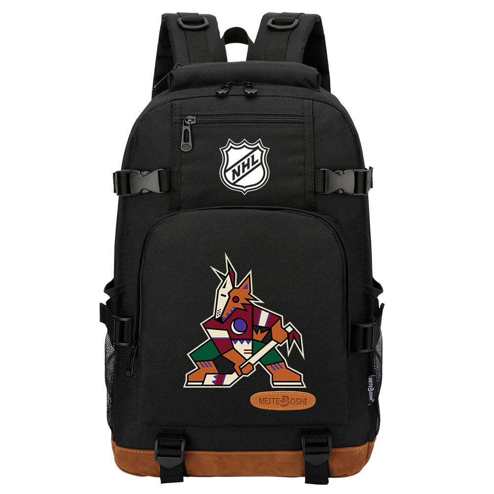 Arizona Coyotes Hockey League Waterproof Backpack School Notebook Travel Bag