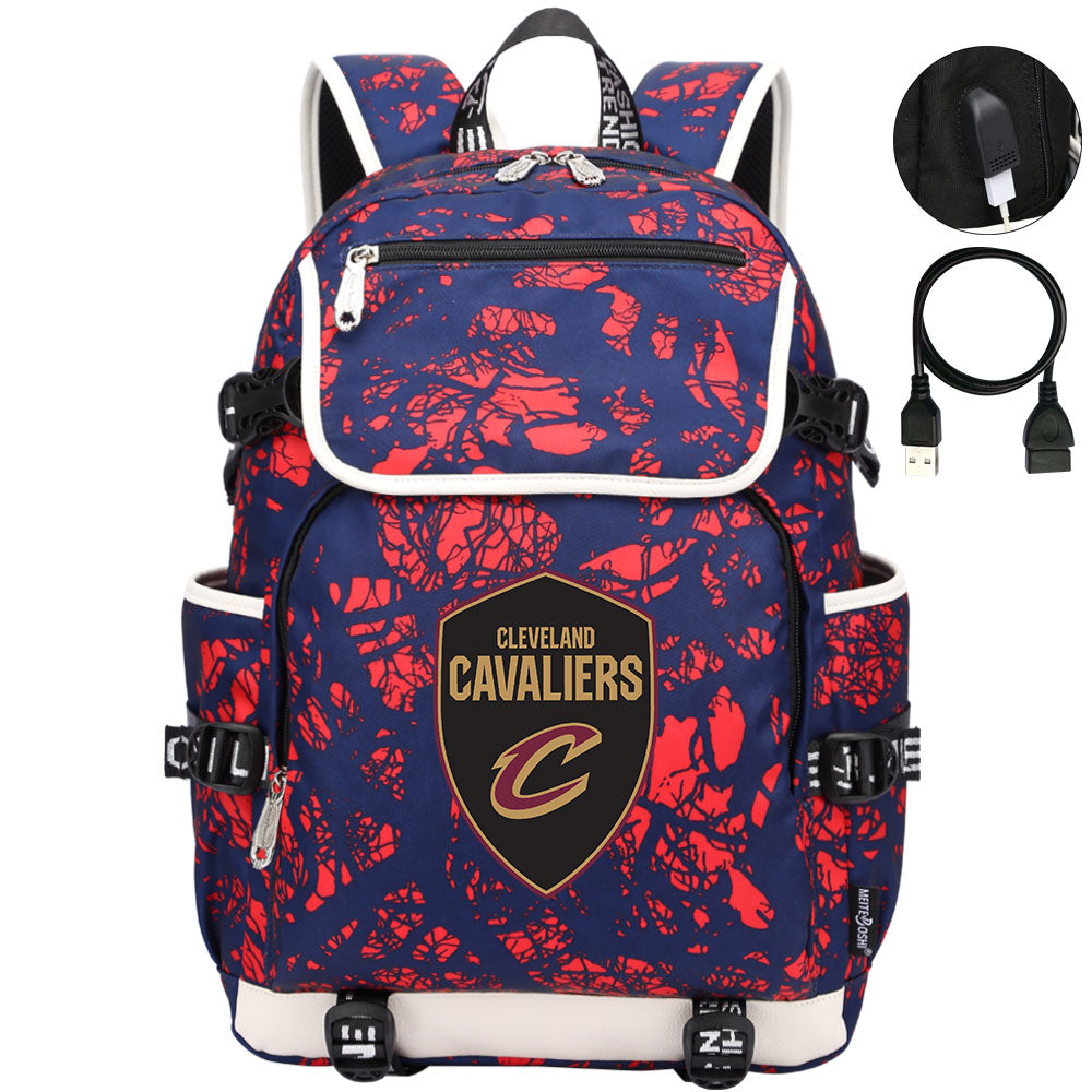 Cleveland Cavaliers Backpack School Notebook Travel Bags