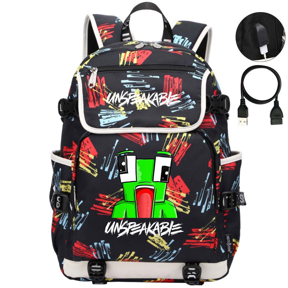 Game Unspeakable Backpack School Notebook Travel Bags