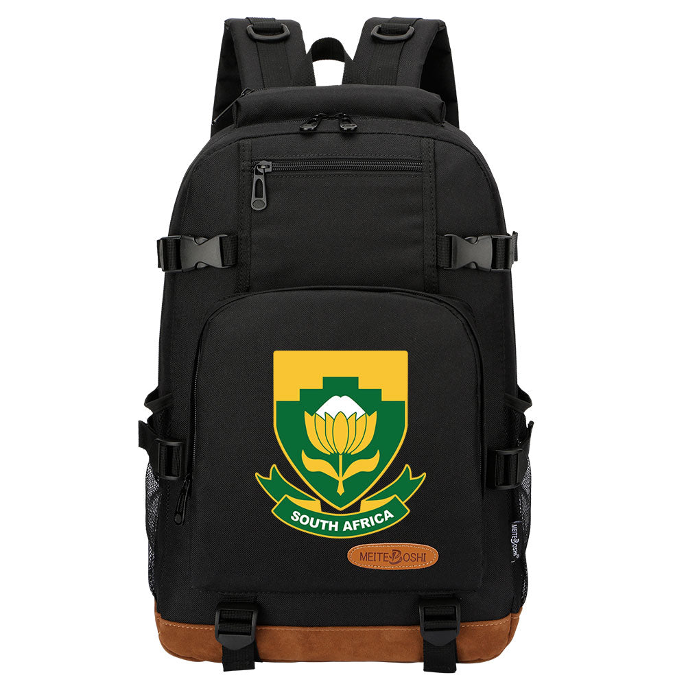 South Africa National Football Team Waterproof Backpack School Notebook Travel Bag