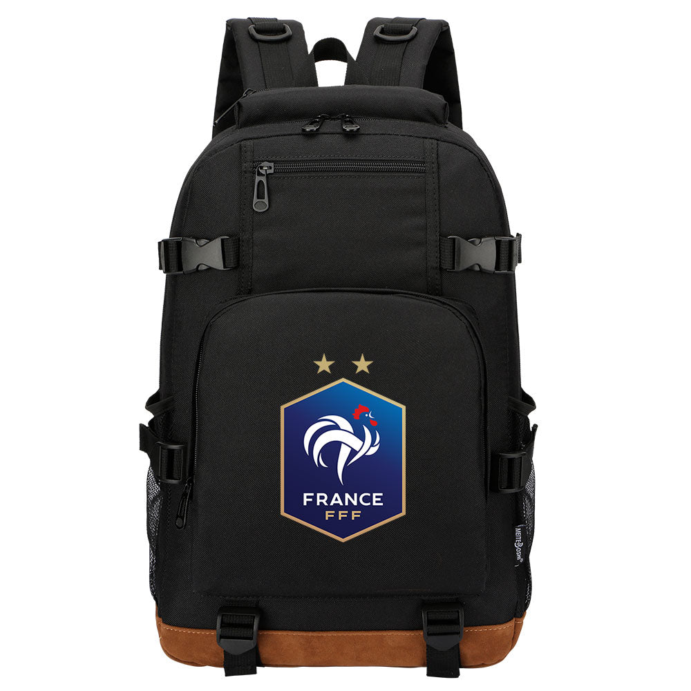 France National Football Team Waterproof Backpack School Notebook Travel Bag