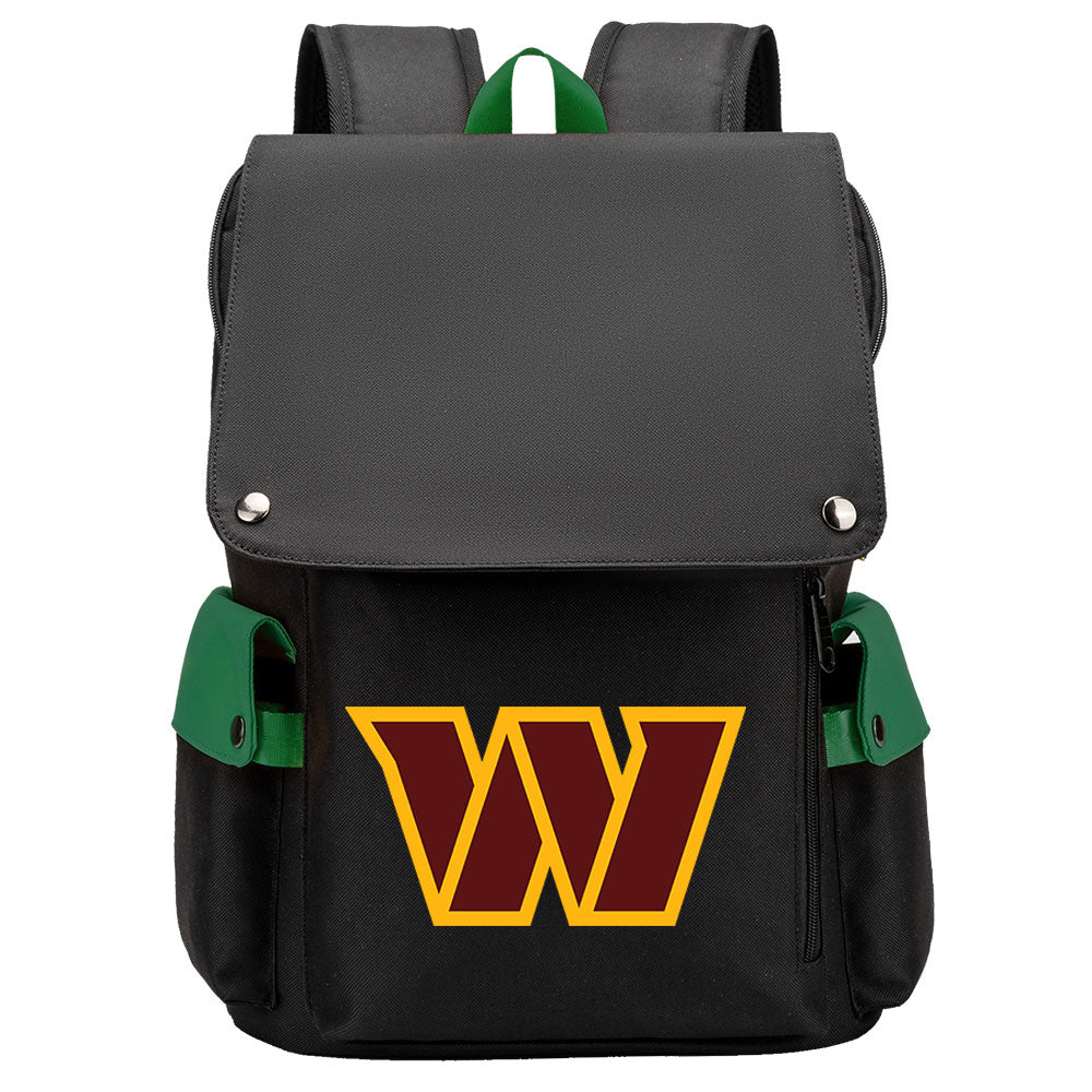 Washington Commanders Football Team Rugby Laptop Backpack Oxford School Bag
