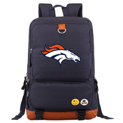 Denver Broncos Football Team Rugby Proof Backpack NoteBook Laptop School Bag