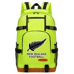 New Zealand Football Team Waterproof Backpack School Notebook Travel Bag