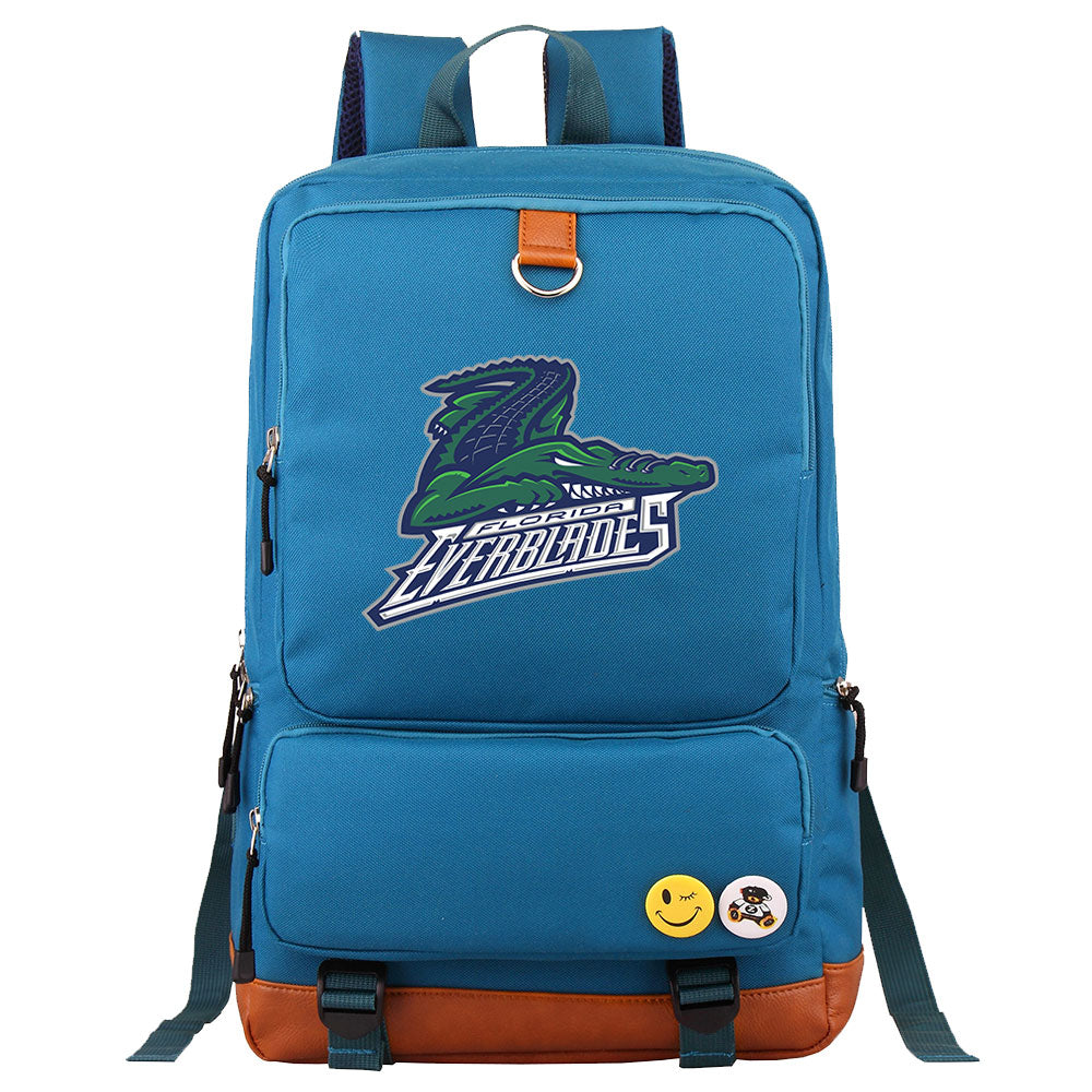 Florida Everblades Hockey Team Proof Backpack NoteBook Laptop School Bag