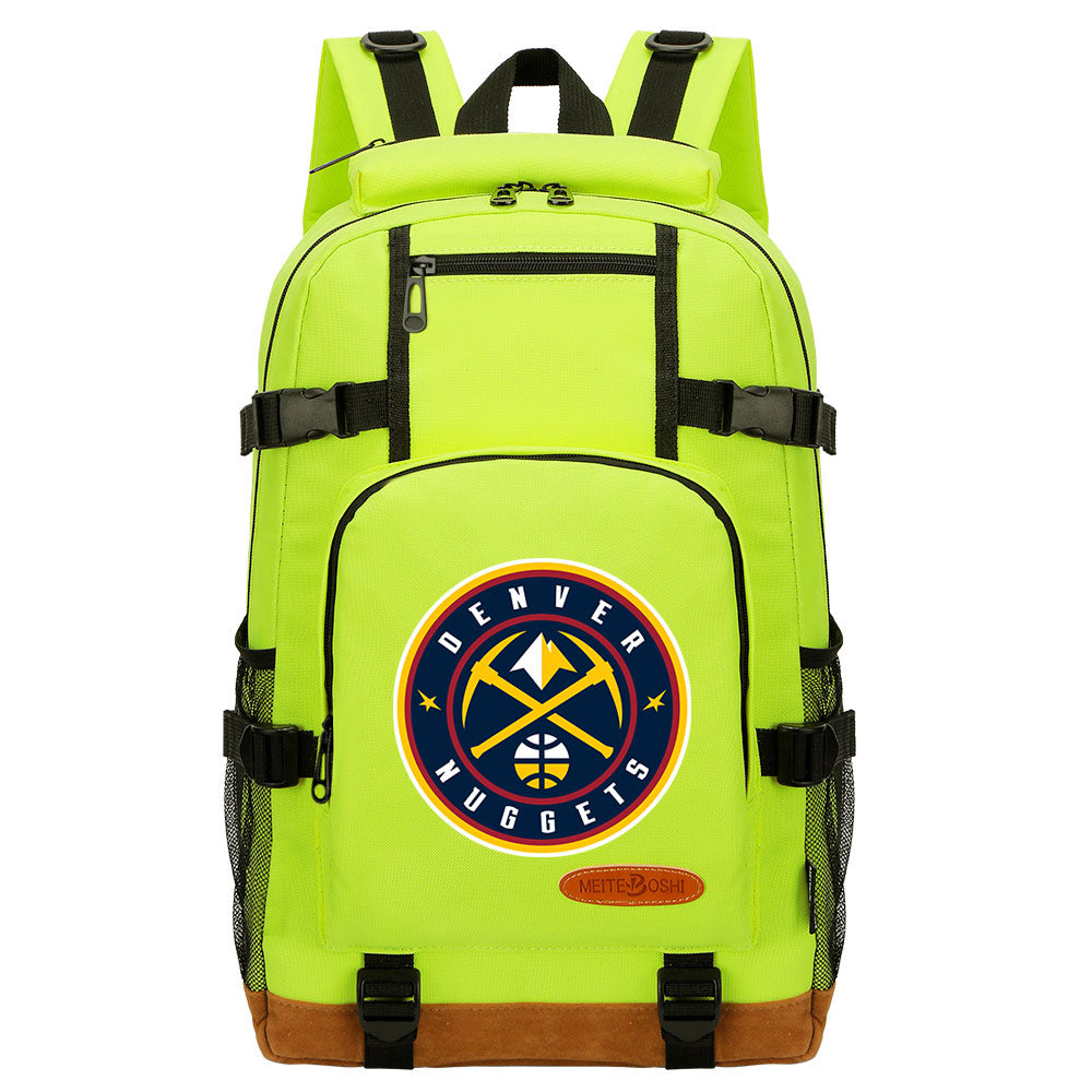 Denver Nuggets Waterproof Backpack School Notebook Travel Bag