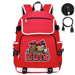 Modesto Nuts Backpack School Notebook Travel Bags