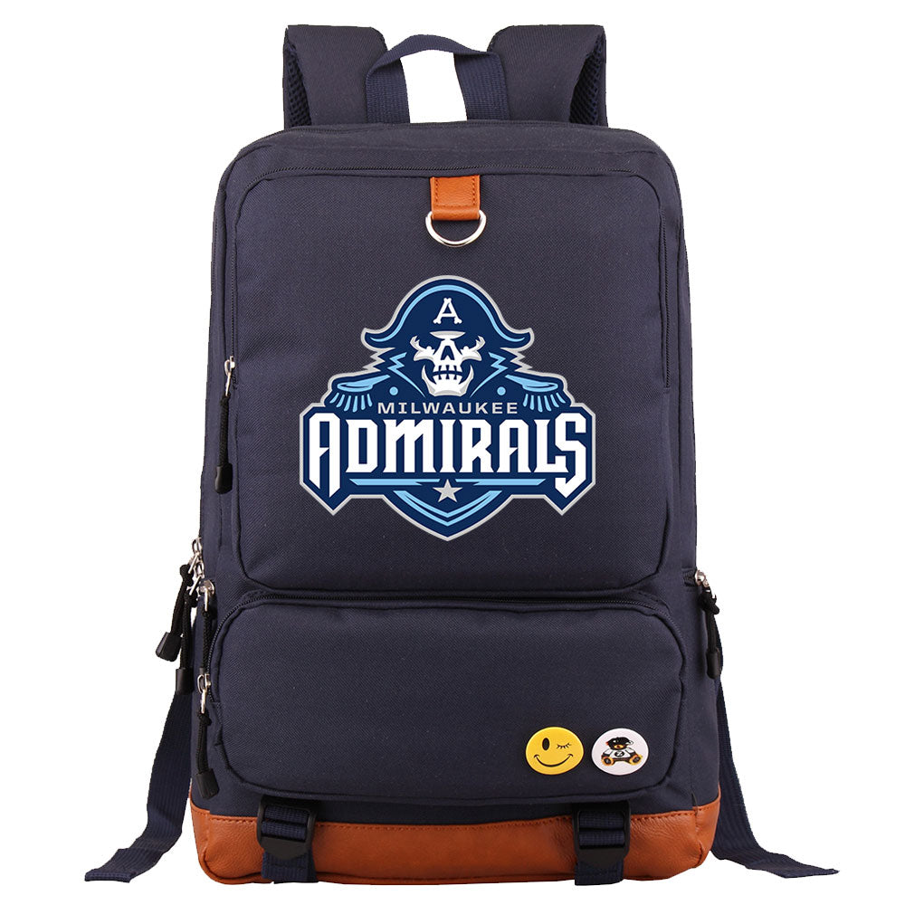 Milwaukee Admirals AHL Proof Backpack NoteBook Laptop School Bag