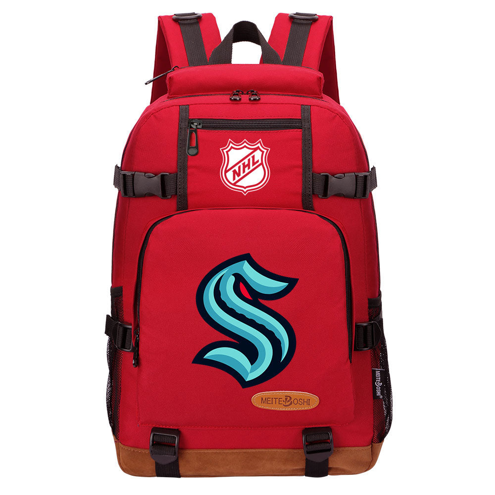 Seattle Kraken Hockey League  Waterproof Backpack School Notebook Travel Bag