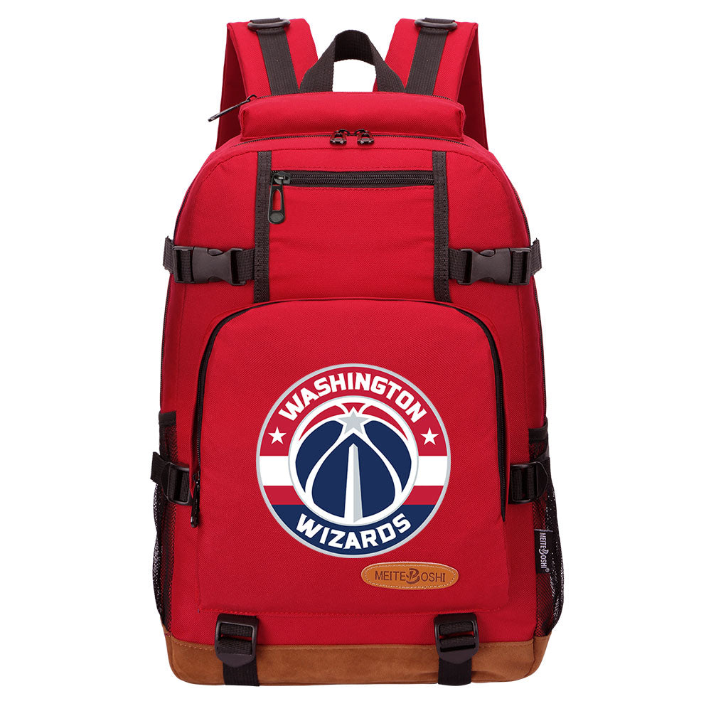 Washington Wizards Waterproof Backpack School Notebook Travel Bag