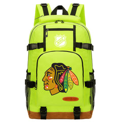 Chicago Blackhawks Hockey League  Waterproof Backpack School Notebook Travel Bag