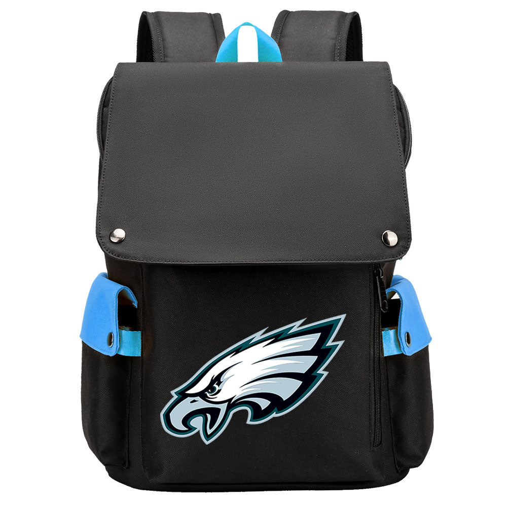 Philadelphia Eagles Football Team Rugby Laptop Backpack Oxford School Bag