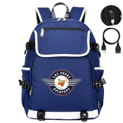 Las Vegas Aviators Backpack School Notebook Travel Bags