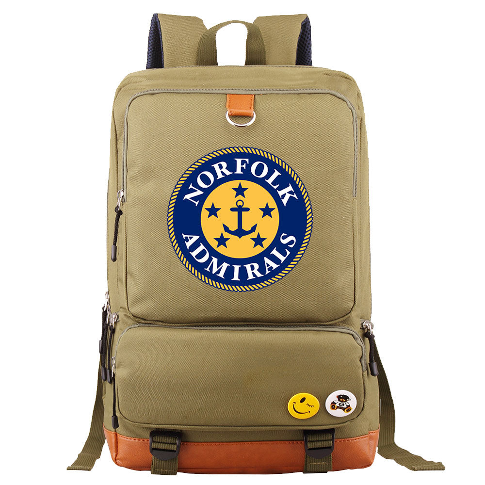 Norfolk Admirals Proof Backpack NoteBook Laptop School Bag