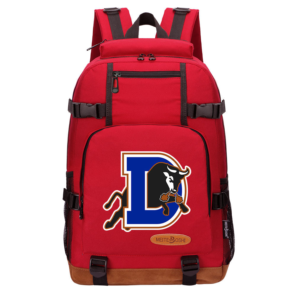 Durham Bulls Waterproof Backpack School Notebook Travel Bag