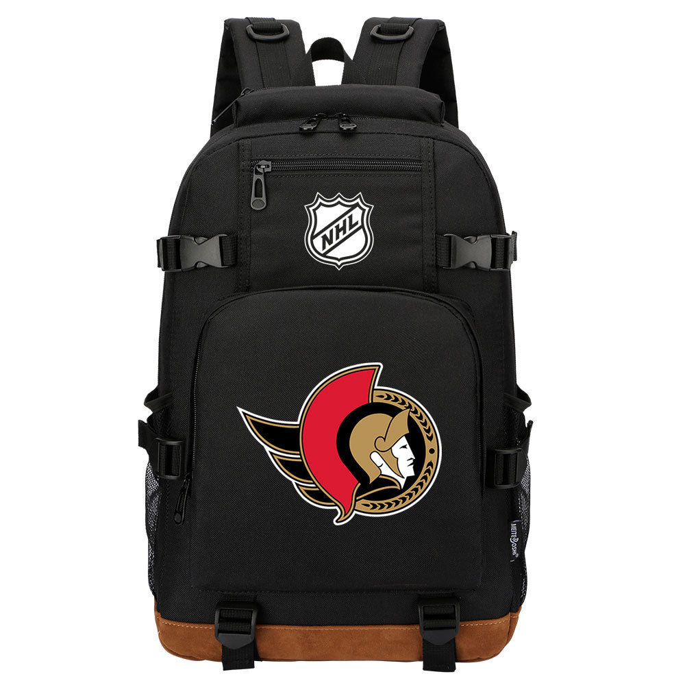 Ottawa Senators Hockey League  Waterproof Backpack School Notebook Travel Bag