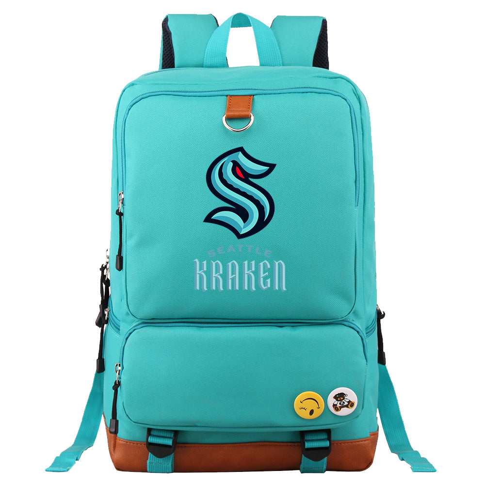 Seattle Kraken Hockey Team Proof Backpack NoteBook Laptop School Bag