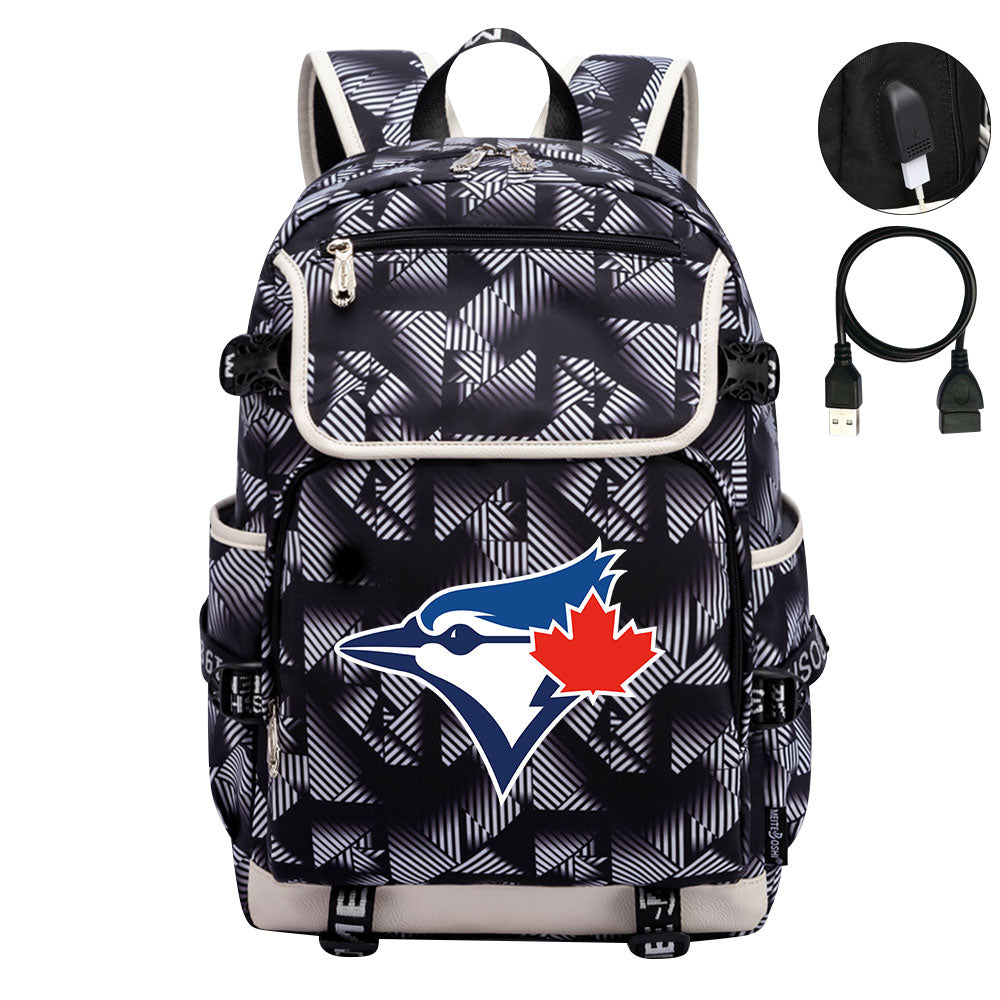 Toronto Blue Jays Backpack School Notebook Travel Bags